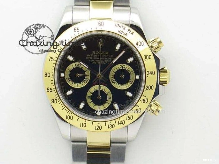 MiroTime 0801 DateJust 36 SS YG 116233 ARF 1:1 Best Edition 904L Steel Black Dial Stick Markers on Jubilee Bracelet SH3135 V EasyMatch 3261